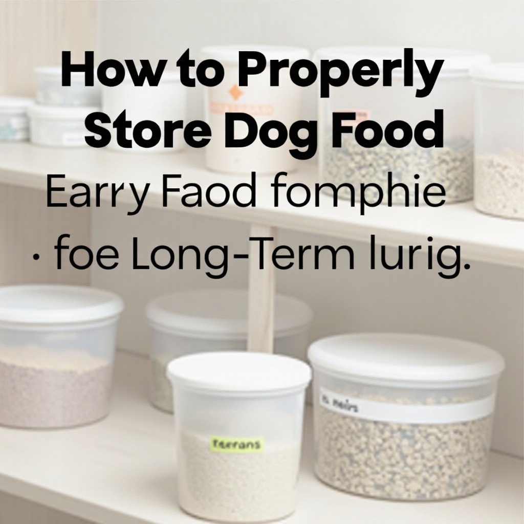 long term storage of dog food