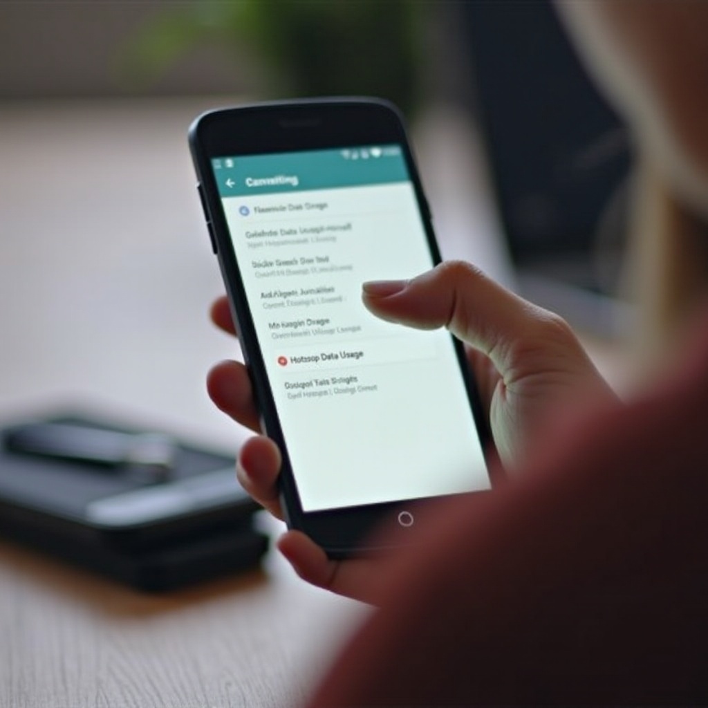 como verificar o uso de dados do hotspot no Motorola G2