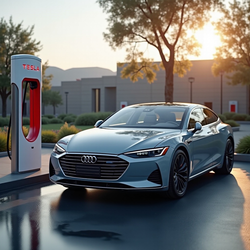 can audi use tesla supercharger