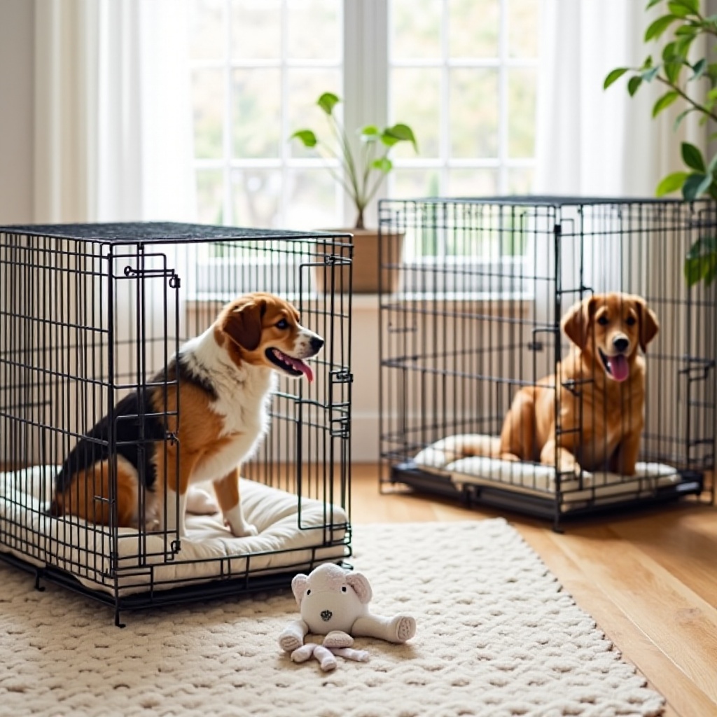 guía de tamaños de jaulas para perros