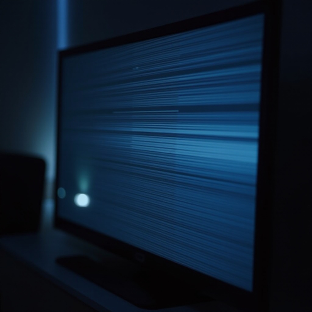 por que minha TV tem linhas pretas