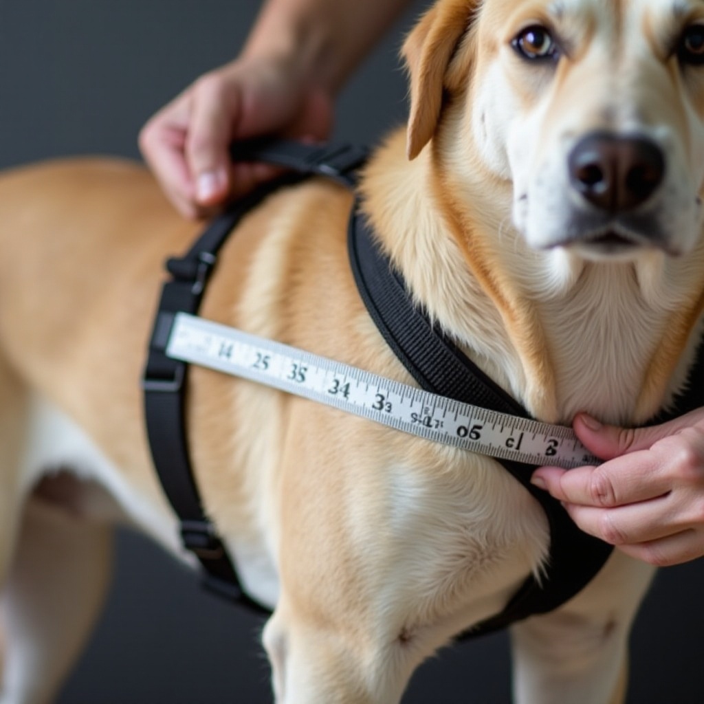 dog measurements for harness