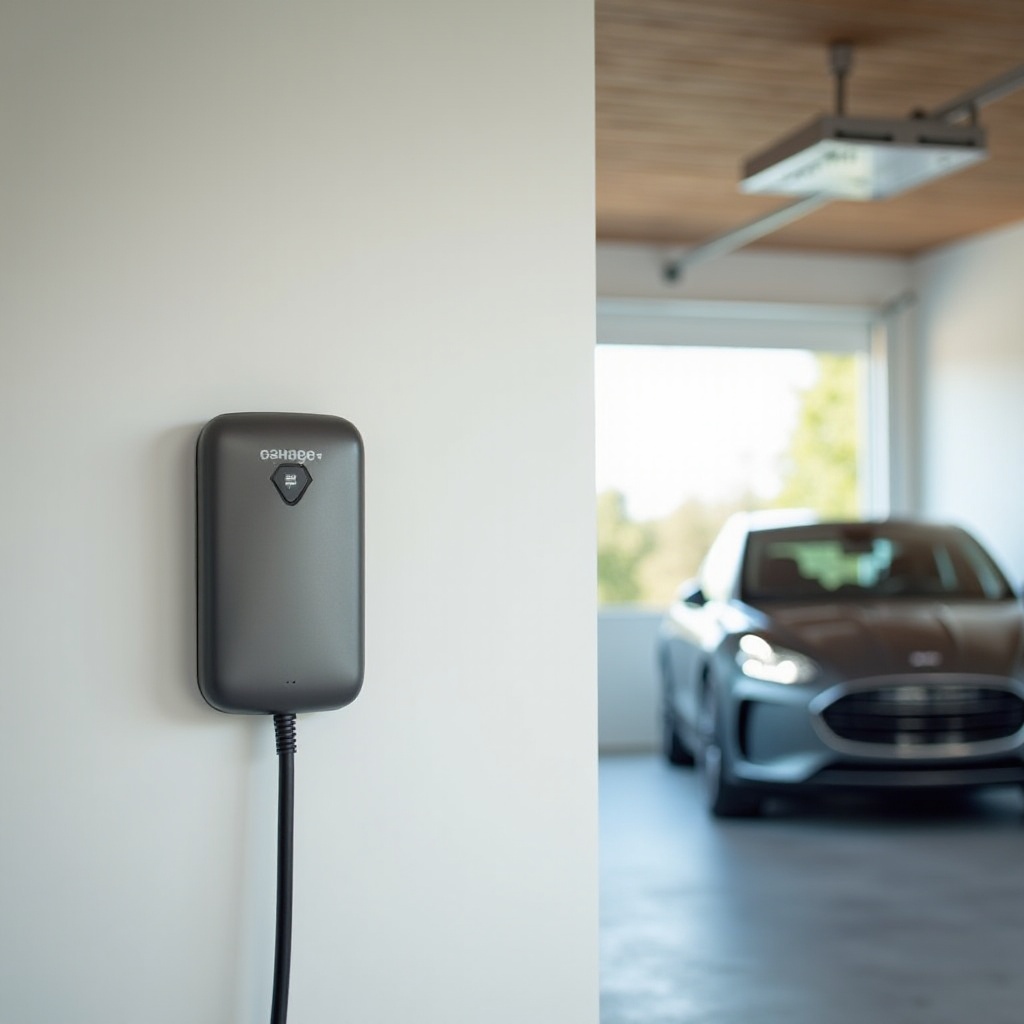 Installation der Ladestation für Elektrofahrzeuge