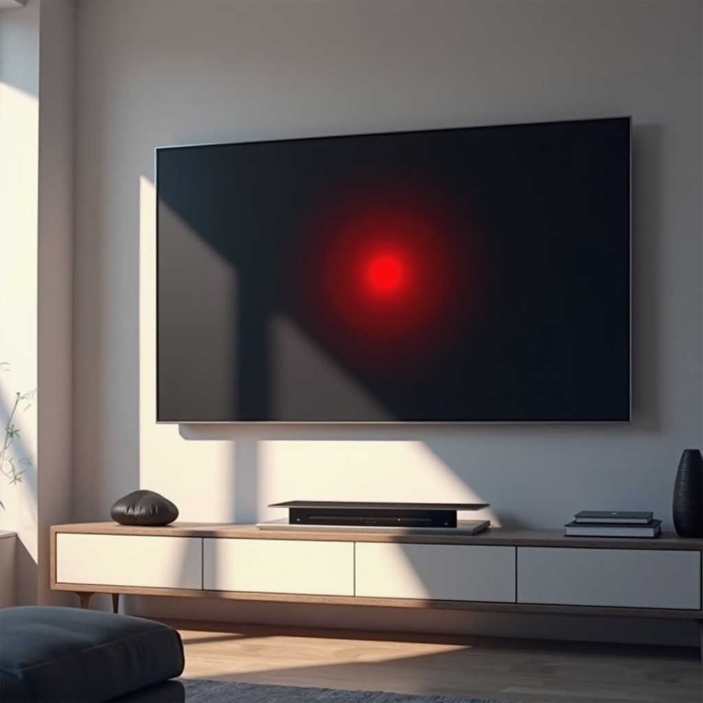 luz roja en televisores Samsung parpadeando