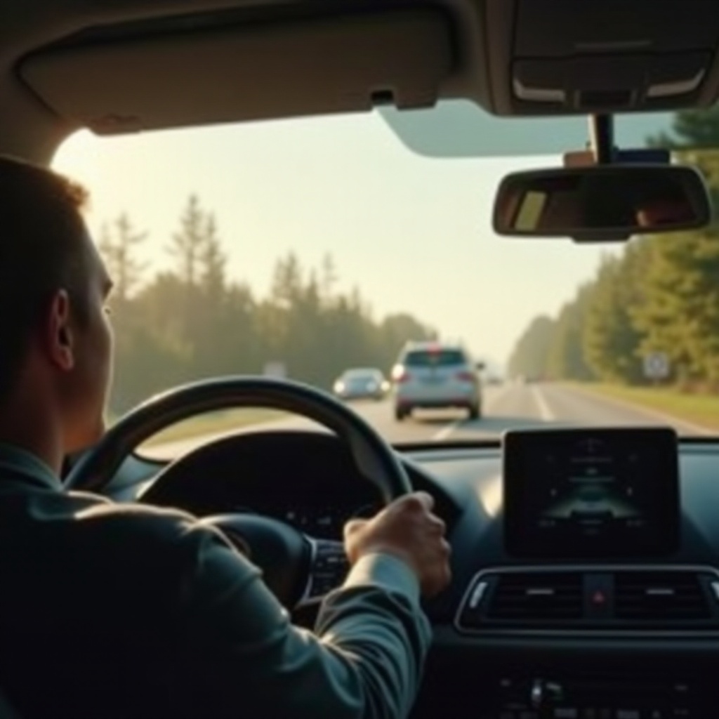 wie das Halten eines Handys während der Fahrt Unfälle verursacht