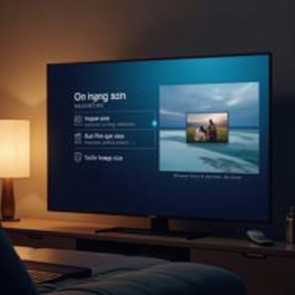 hoe de beeldgrootte op een Samsung-tv te wijzigen