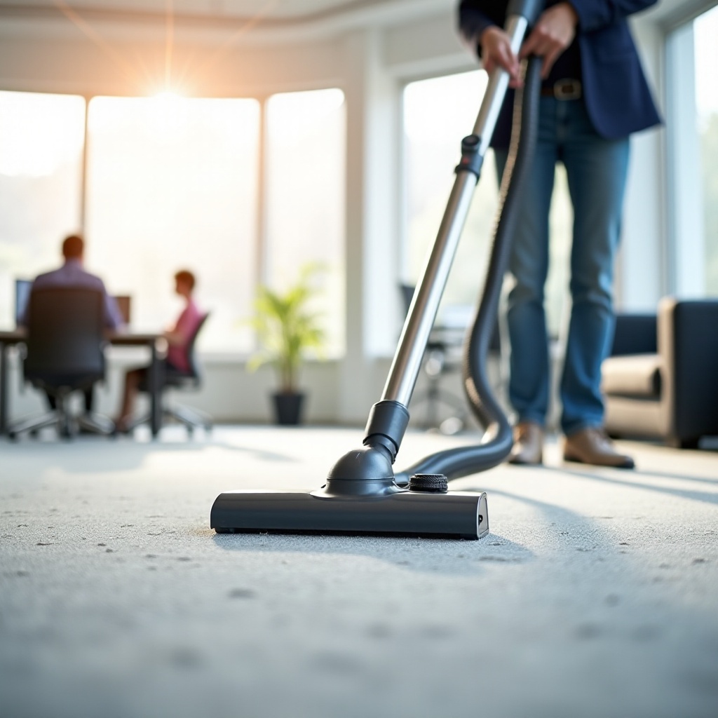 työpölynimurin käyttö