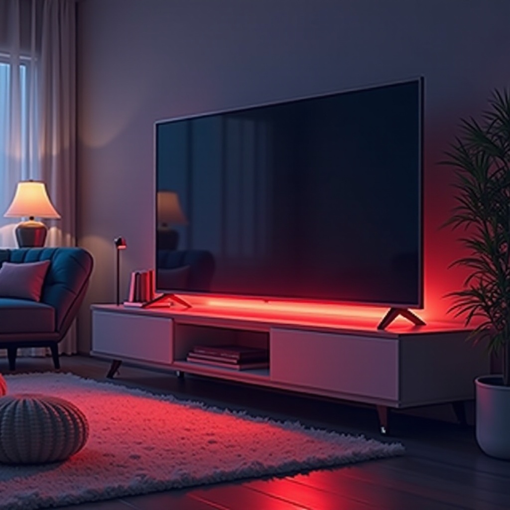 red light on samsung tv flashing
