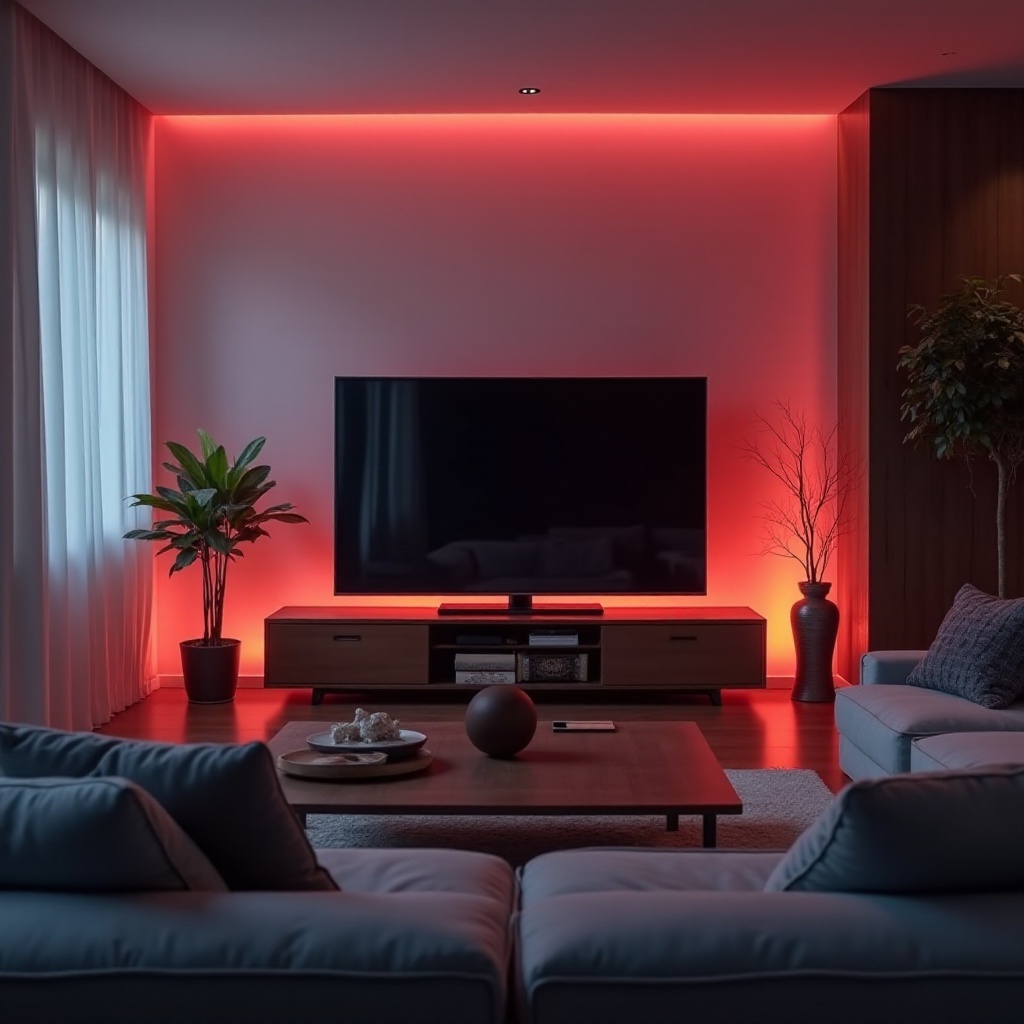 rood licht op Samsung-tv knippert