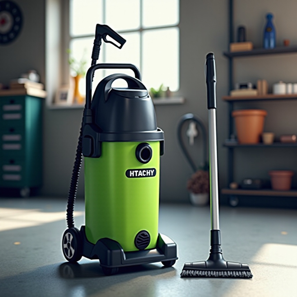 Verwendung eines Werkstattstaubsaugers