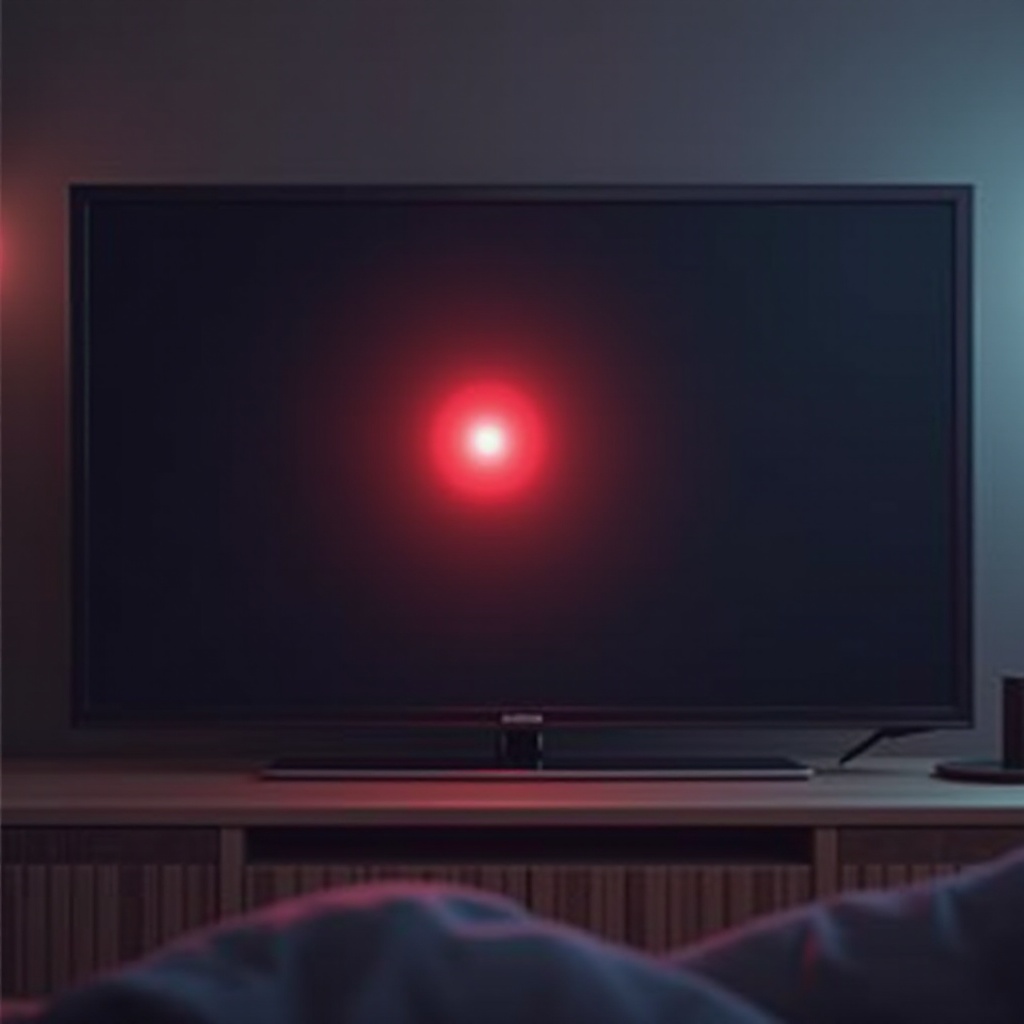 rotes Licht an Samsung-Fernseher blinkt