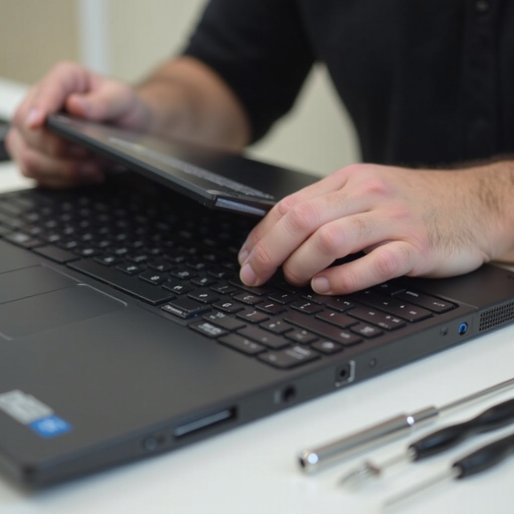come rimuovere la batteria di un laptop Asus