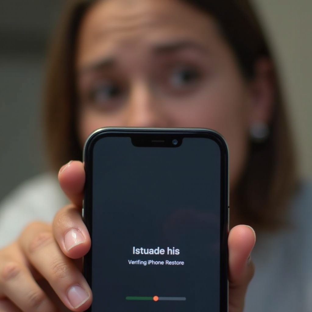 iphone restore stuck on verifying iphone restore