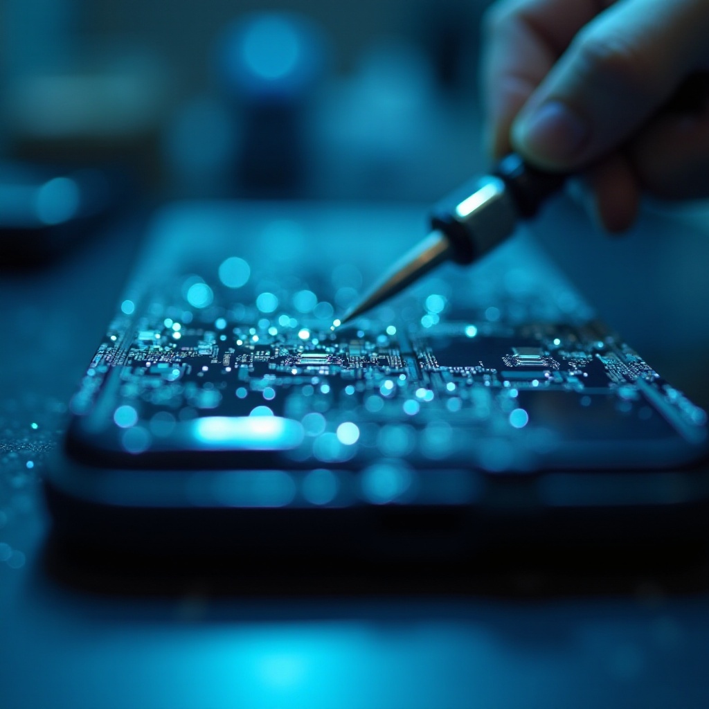 tela do iPhone preta dano por água