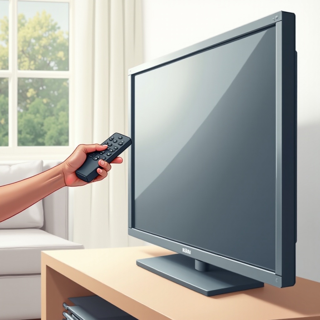 come accendere la mia TV senza telecomando