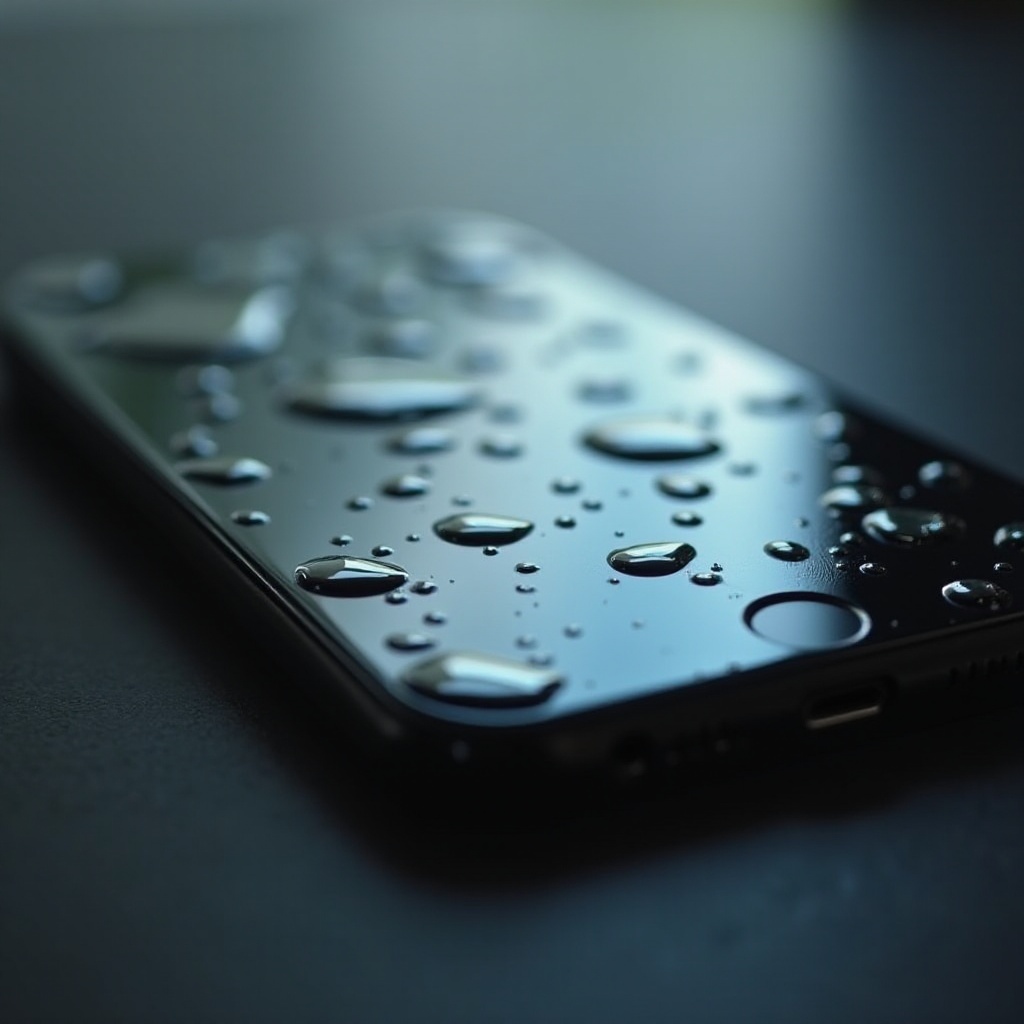 iPhone-Bildschirm schwarz Wasserschaden