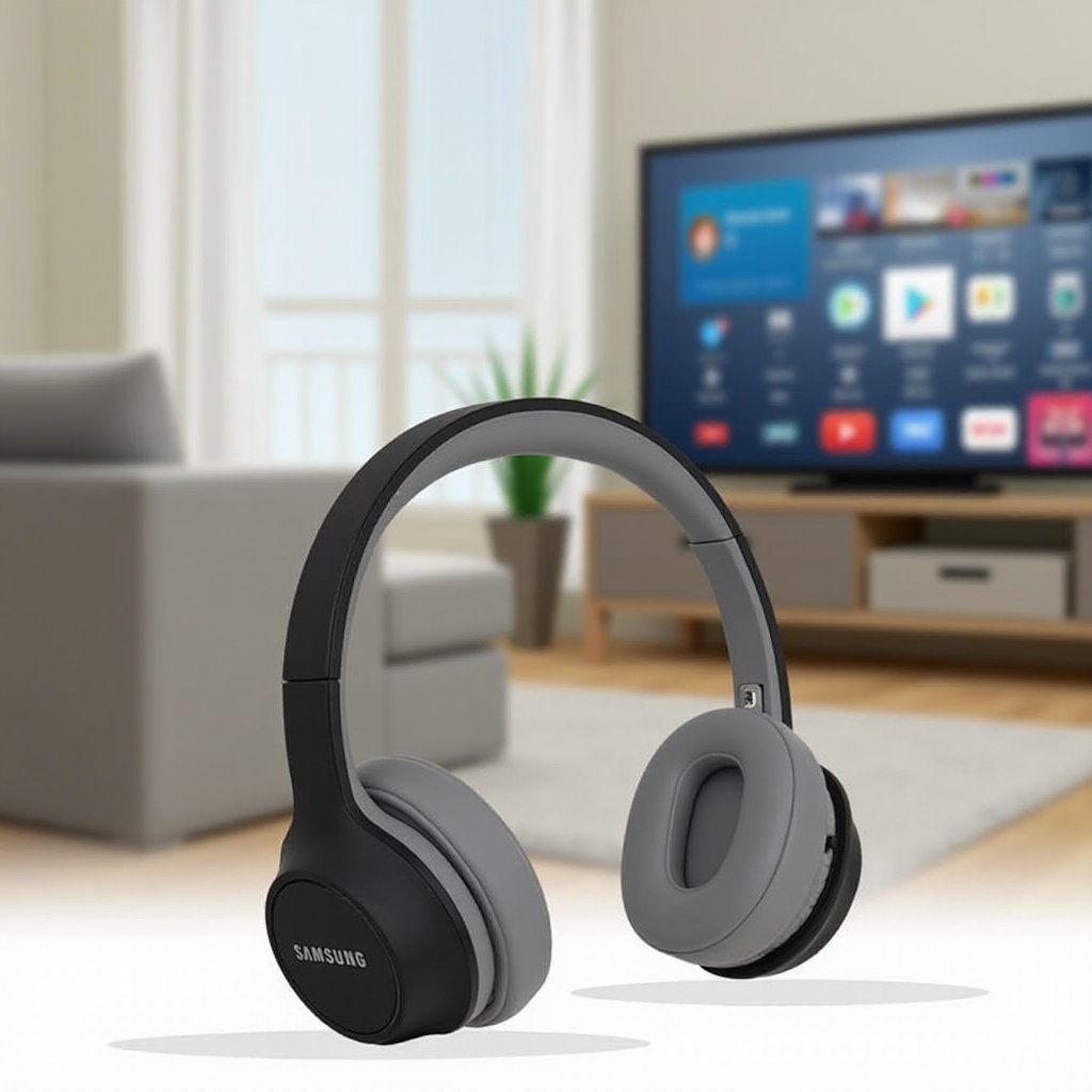 fones de ouvido bluetooth com smart TV Samsung