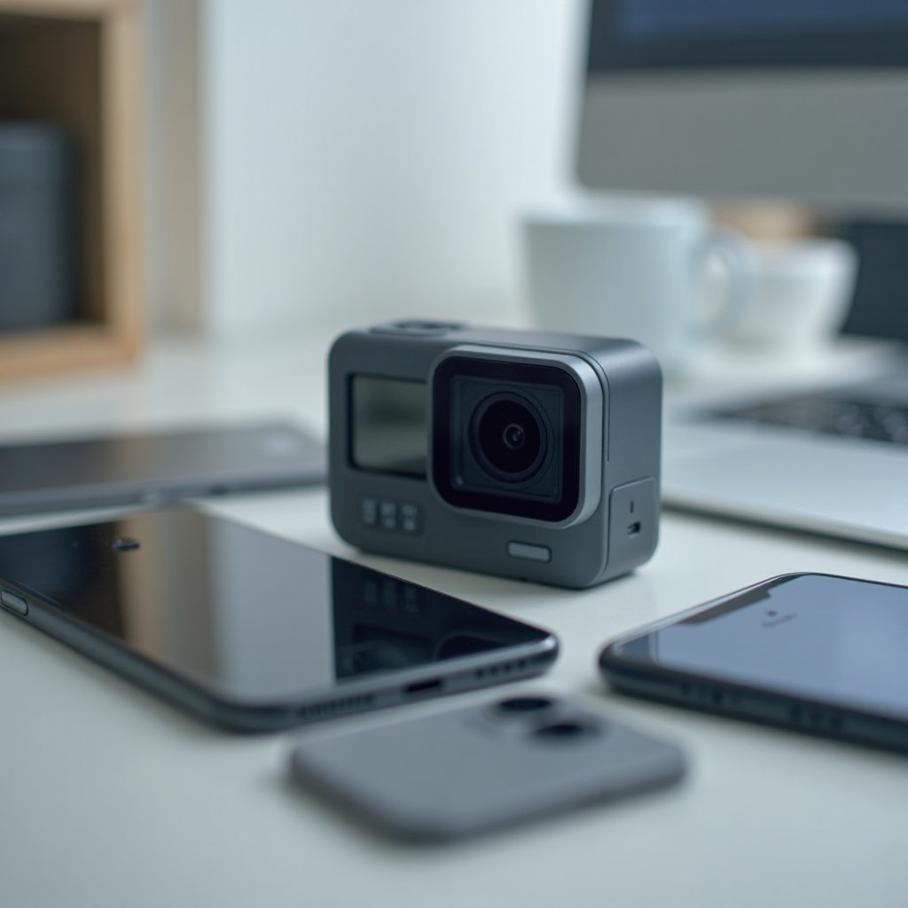 how does dji action connect to 2 phones