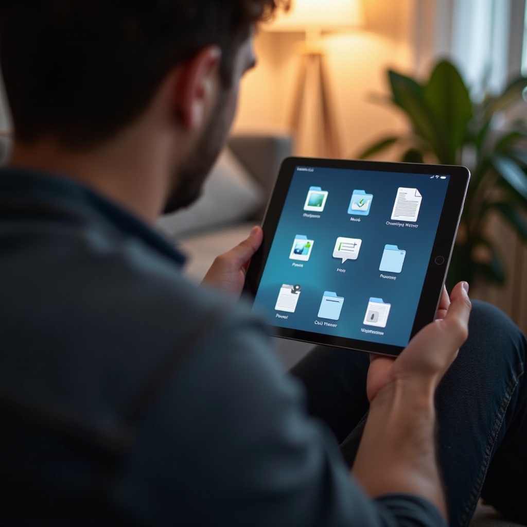 trouver des fichiers sur l'iPad