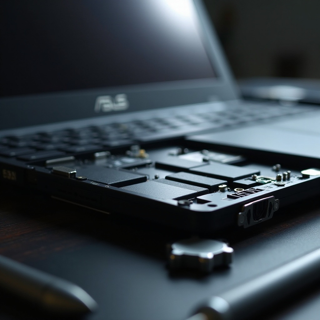 wie man einen Asus Laptop-Akku entfernt