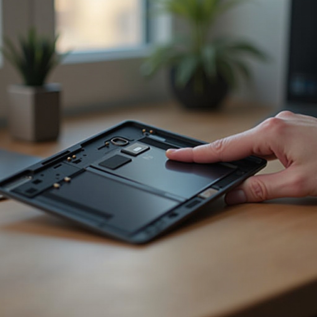 de batterij vervangen in de Samsung Galaxy-tablet