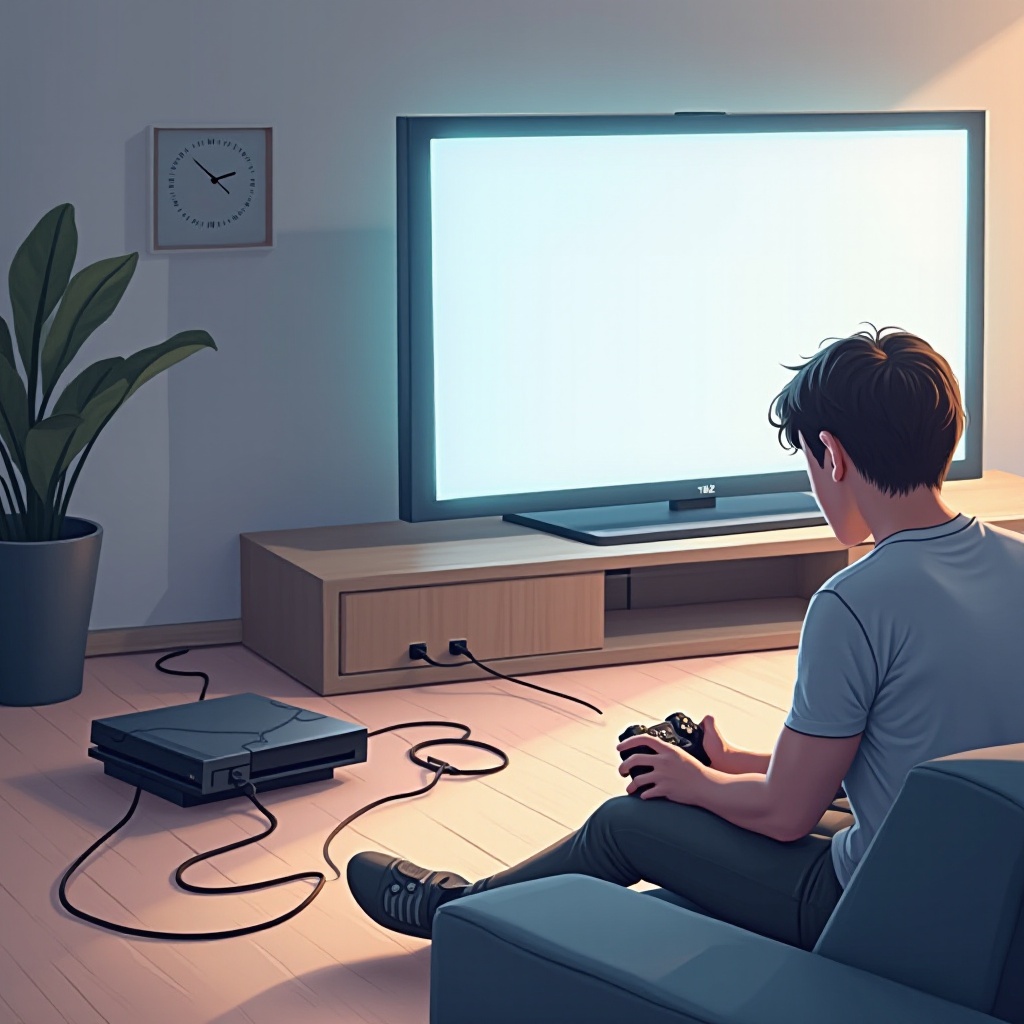 ps4 wordt niet op de tv weergegeven