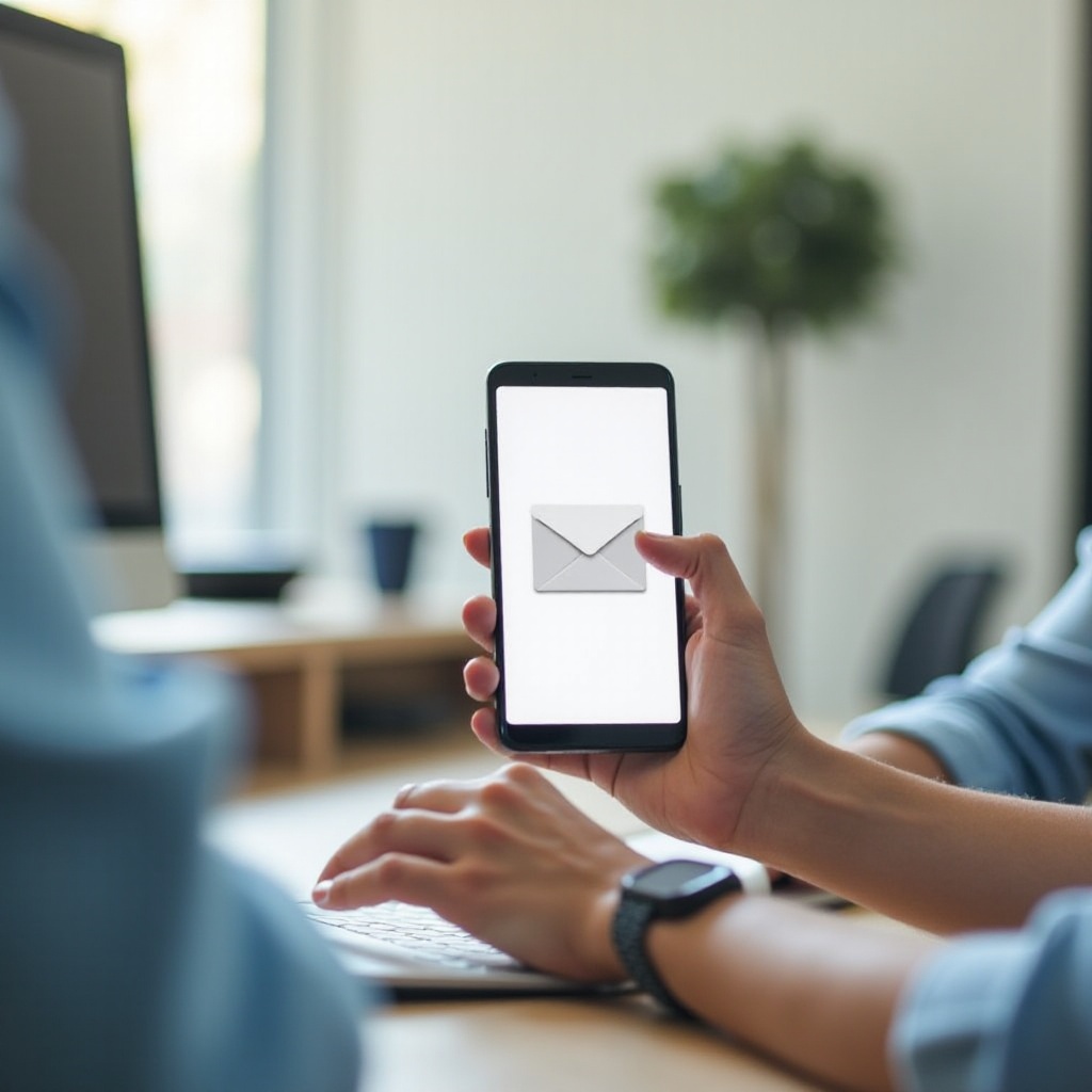 how to email from an android phone