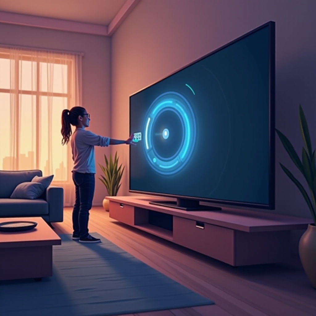 como ligar minha TV sem controle remoto