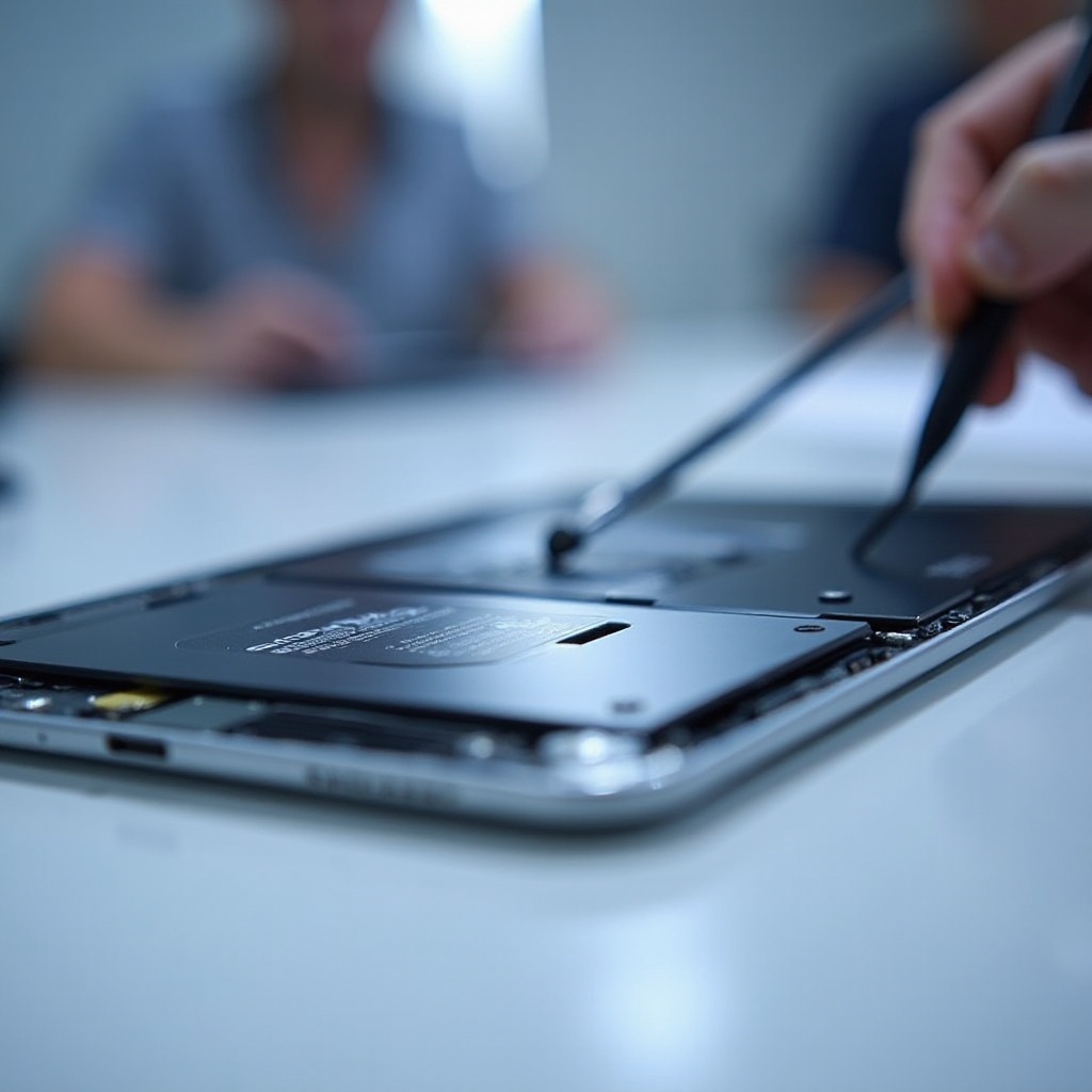 vaihda akku Samsung Galaxy -tablettiin