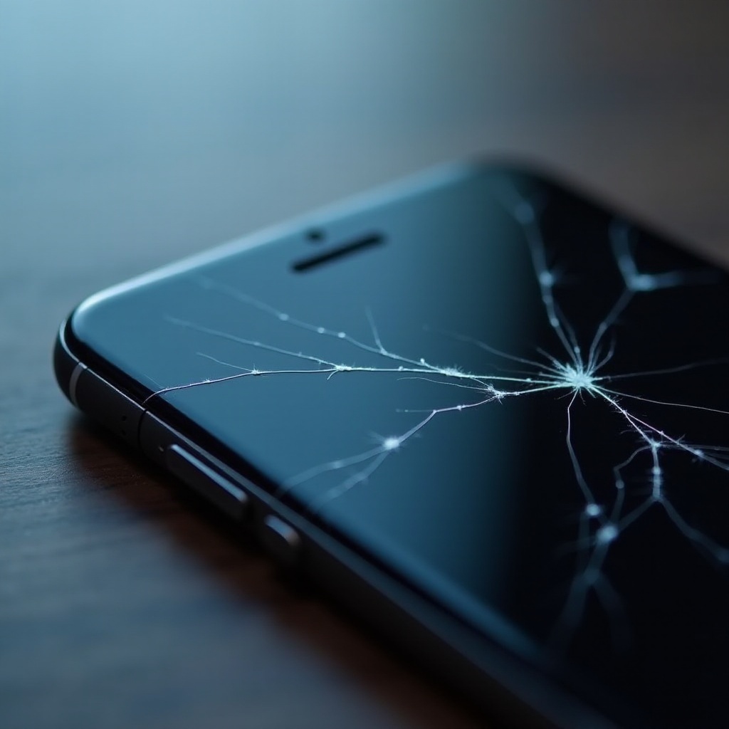 fissure de téléphone