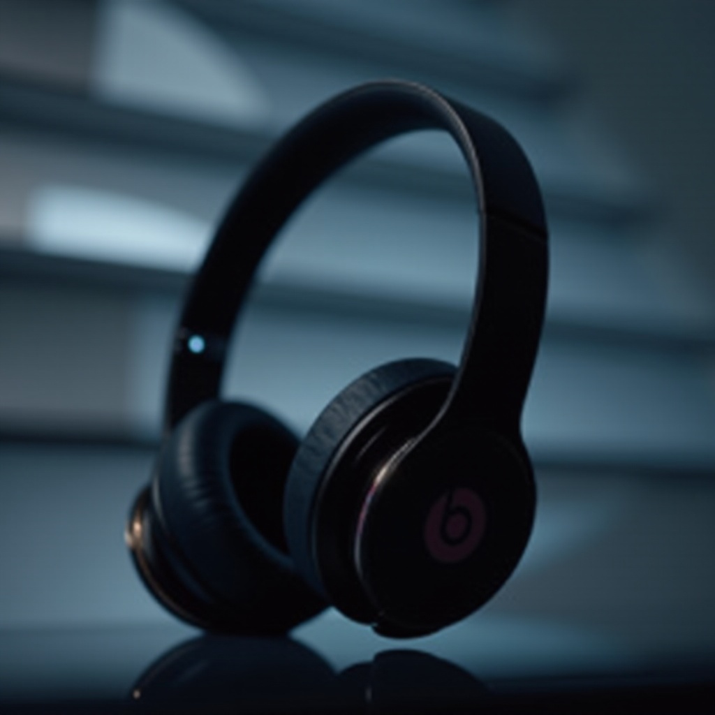 Beats koptelefoon knippert wit