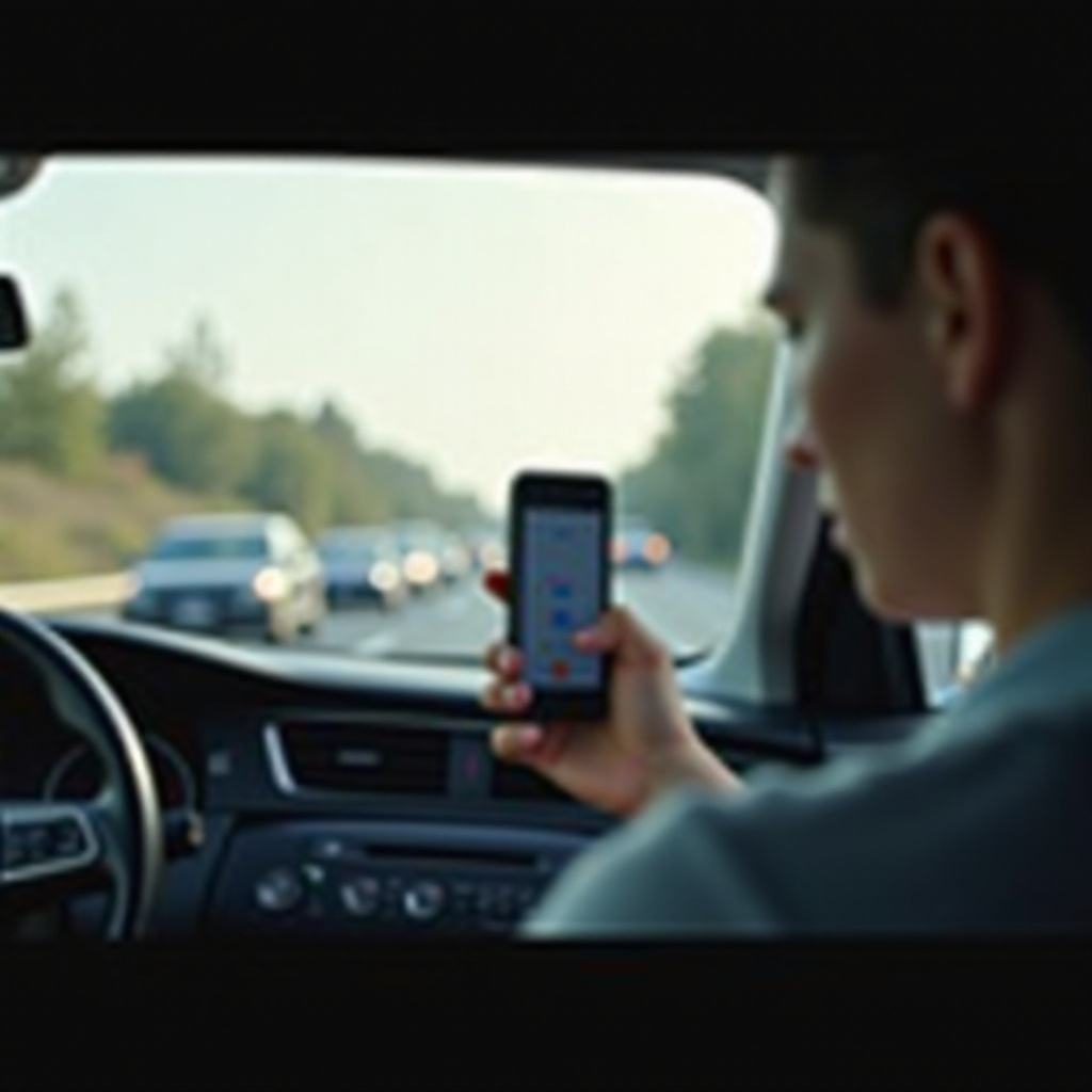 hoe het vasthouden van een telefoon tijdens het rijden ongelukken veroorzaakt